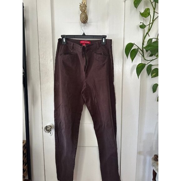 Gloria Vanderbilt Women’s size 12 tall brown pants - Picture 1 of 7